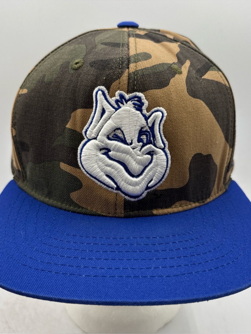 St Louis University Billikens Top Of The World Camo Royal High Crown Snapback